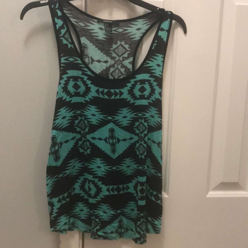 Aztec print top